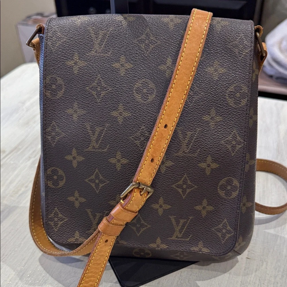 Louis Vuitton Musette Salsa Monogram Brown Crossbody Bag
